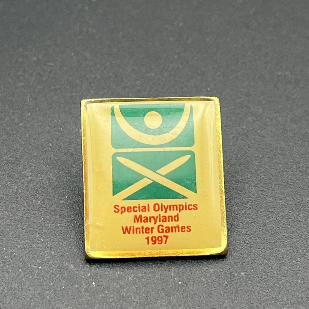 Vintage 1997 Special‎ Olympics Maryland Winter Games Lapel Hat Pin